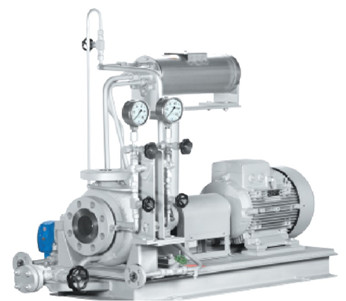 Horizontal Unit Set with Basement (Including Heat Exchanger & Inspection device etc. )