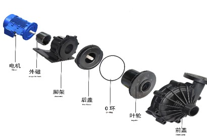 Magnetic Pump Structure